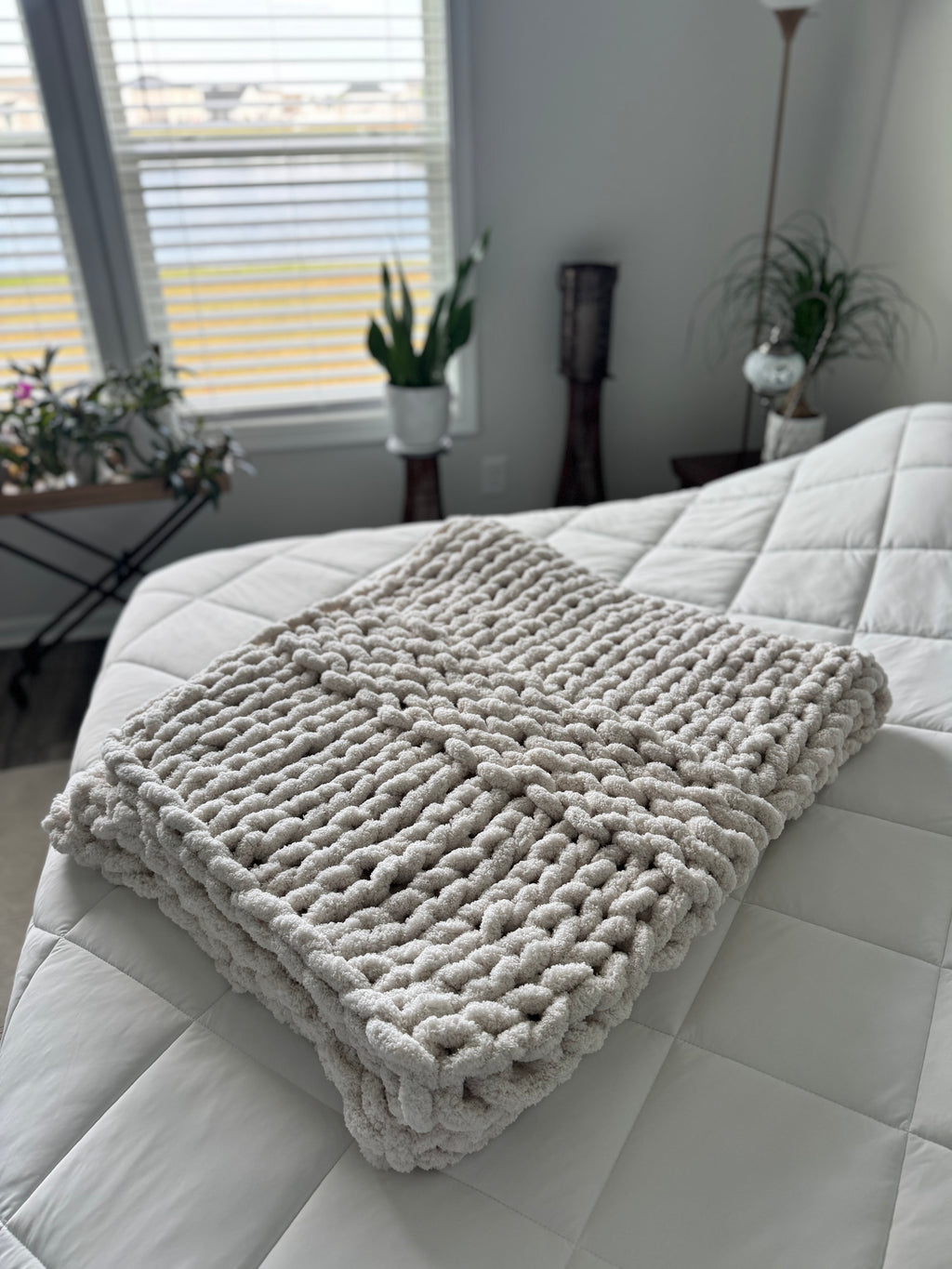 Chunky Knit Crochet Blanket Pattern Design Luxury Thick Cozy