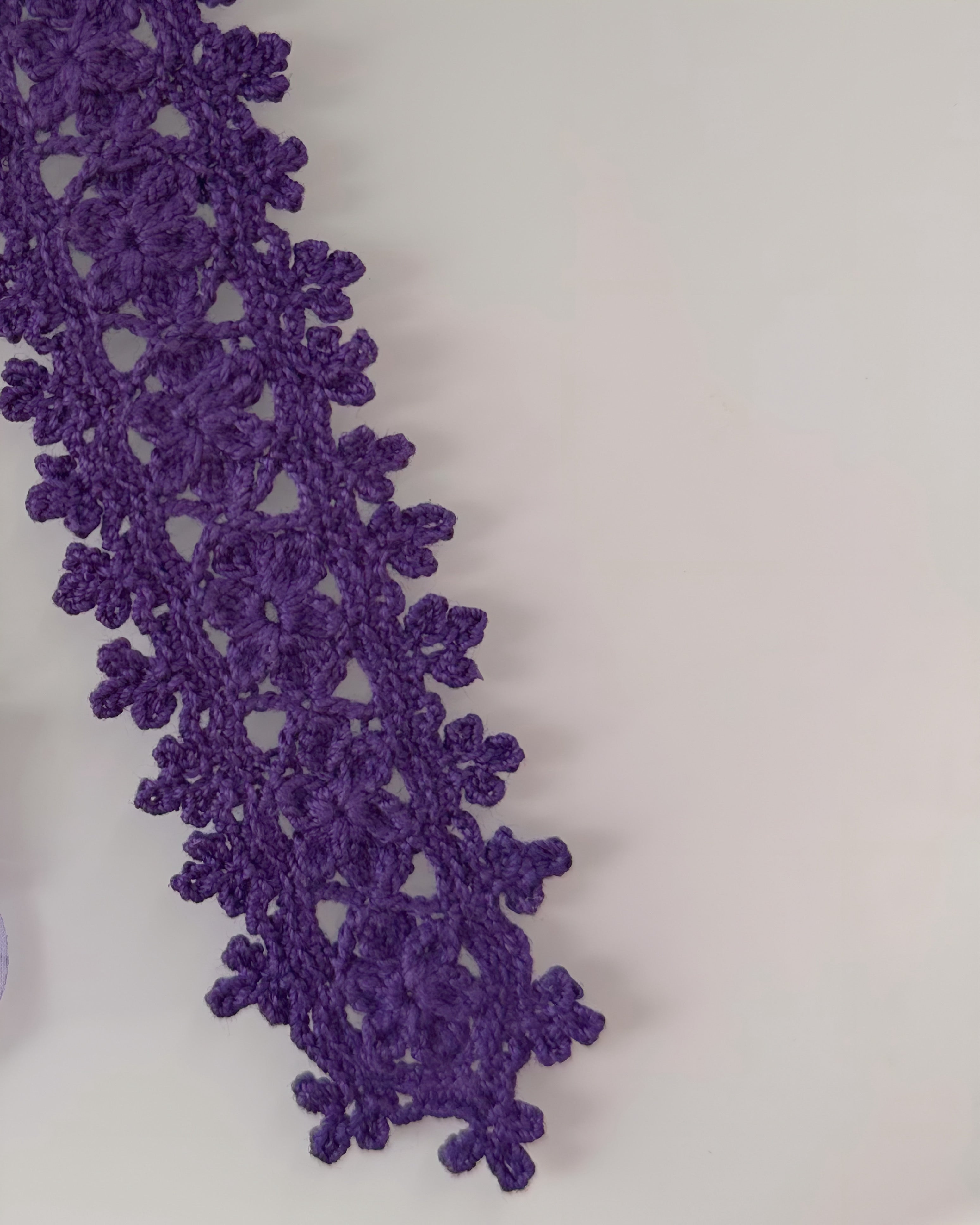 Custom Handmade Crochet Thread Lace-Like Bookmark